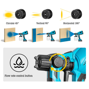 <span class=keywords><strong>Pistola</strong></span> de Pulverización Eléctrica Inalámbrica Portátil para Automóvil, Pulverizador de Pintura sin Aire de Alta Presión para Masilla, Látex <span class=keywords><strong>y</strong></span> Pintura de <span class=keywords><strong>Paredes</strong></span> - Product Image 4