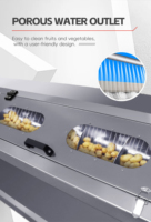 Volledig automatische multifunctionele reinigingsmachine voor sesam, tarwe, koffiebonen, maïs, fruit, groenten en rijst met motor.