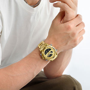 NAVIFORCE 9262S Nouvelle montre pour homme à double affichage, classiques du business, montre-bracelet en acier inoxydable, application multifonctionnelle - Product Image 4