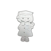 Matrices de découpe DIY pour scrapbooking en acier au carbone, gabarit de gaufrage gravé, pour travaux manuels parent-enfant, pour diplômée de l'université