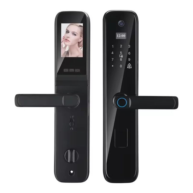 Remote Control Smart Fingerprint Biometric Lock with Tuya WiFi App for Wood & Aluminum Doors Electronic Lock and Key