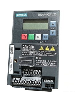 Inverter industriel SINAMICS V20 d'origine, neuf, 3AC 400V 0.37kW FILTRE C3 6SL3210-5BE13-7CV0 O 6SL3210-5BE13-7CV1 - Product Image 2