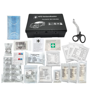 हॉट बिक्री ऑटोमोटिव सुरक्षा बचाव और प्रथम सहायता बॉक्स DIN13164-2022 आर्थिक बॉक्स के साथ कार के लिए प्रथम सहायता किट - Product Image 2