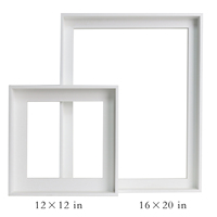 Marco de Madera Redondo Ensamblado para Lienzo Personalizado, 40x60, Marcos de Pared para Fotos