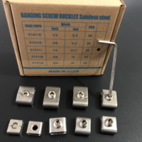 Anneau de fixation à vis en acier inoxydable de type tournevis et outil avec fermoir dentaire pour fixation rapide