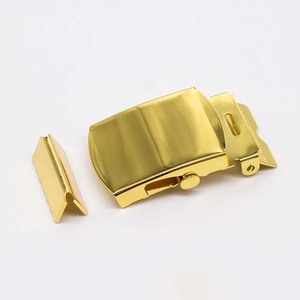 Logo personnalisé 35mm qualité supérieure lisse or argent Web Ceinture <span class=keywords><strong>boucle</strong></span> coulissante en <span class=keywords><strong>fer</strong></span> avec clip arrière - Product Image 2