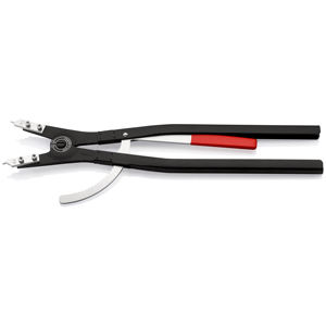 Pince à circlips KNIPEX 46 10 A5 pour circlips externes sur arbres, noire, thermolaquée, 560 mm - Product Image 1