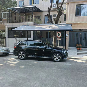 Toldo Retráctil Eléctrico <span class=keywords><strong>para</strong></span> Coche, 5x4m 6x3m, Control Remoto, Marco de Aluminio Gris, <span class=keywords><strong>para</strong></span> Estacionamiento - Product Image 3