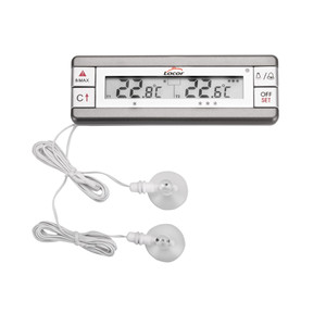 Termometro Digitale Lacor con Allarme per Frigorifero e Congelatore, Monitor di Temperatura a Doppia Sonda - Product Image 1
