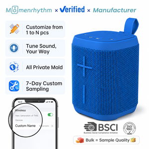 Mini Altavoz Estéreo Portátil para Exteriores, Subwoofer Inalámbrico a Prueba de Agua con Bluetooth, USB, AUX, Batería Recargable, Material Plástico - Product Image 1