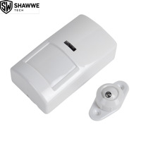 Detector de Movimiento Dual con Cable para Interiores, PIR+Microondas, Inmune a Mascotas de 25 kg, Sensor de Alarma de Seguridad Anti-interferencias