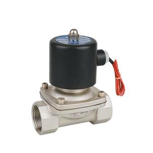 Válvula solenoide normalmente cerrada de acero inoxidable Kailing de 1 "2WB250-25 Válvula de agua, válvula de aire, válvula de aceite DN25 AC220V DC24V - Product Image 1