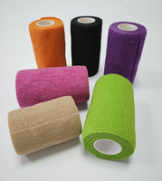 Bandage auto-adhésif Horshi en gros, bandage vétérinaire élastique cohésif non tissé de haute qualité pour chevaux, bandages à enroulement rapide