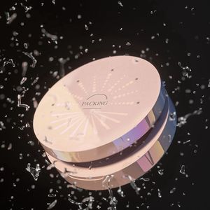 ตลับแป้งพลาสติกดีไซน์ใหม่ หรูหรา ขนาดกะทัดรัด พร้อมกระจก - Product Image 2
