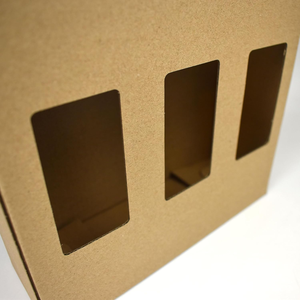 Boîte de transport de bouteilles de bière durable de 500ml avec 3 vitrines de présentation, support en carton, 3 bières, bière, cidre, cadeaux pour les fêtes - Product Image 5