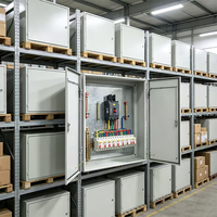 Armoire de distribution d'alimentation principale triphasée industrielle, coffret de disjoncteurs complet, panneau de commande électrique personnalisé pour ferme