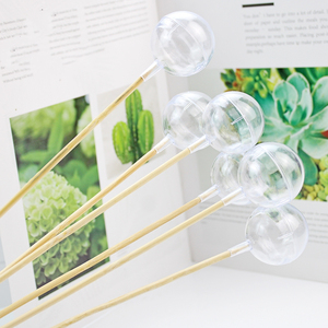 Stock d'emballage de <span class=keywords><strong>chocolat</strong></span> Transparent creux acrylique boules en plastique transparent pour arrangement floral - Product Image 1