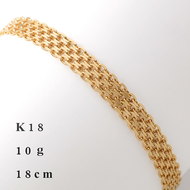 Buy K18 Gold Necklace Handmade Gold Chains | Alibaba.com