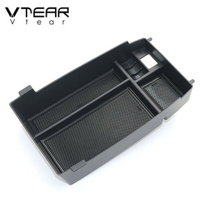 Vtear pour <span class=keywords><strong>Ford</strong></span> Focus 3 voiture accoudoir boîte conteneur support voiture-style insérer plateau clins accessoires de protection décoration Auto - Product Image 6