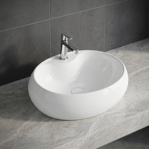 Table en céramique de style européen de qualité exportée, lavabo en forme d'oeil, lavage à la main, évier d'art, articles sanitaires - Product Image 1