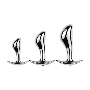 <span class=keywords><strong>Big</strong></span> Size 3Pcs Set Snake Spot Metal Butt Pluggen Aufblasbar Flirten Aluminium Anale Speelgoed - Product Image 2
