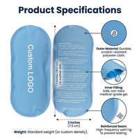 Packs de gel réutilisables pour soins de santé, refroidissement, logo personnalisé pour soulager la douleur et le stress, pack de glace en gel
