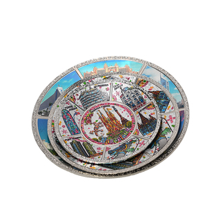 OEM/ODM recuerdo turístico <span class=keywords><strong>Barcelona</strong></span> artesanía decoración España hoja de estaño logotipo personalizado oro Metal personalizado <span class=keywords><strong>3D</strong></span> placa - Product Image 6