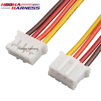 كابل توصيل JST ZH بخطوة 1.5 مم، 2/3/4/6/8 دبابيس، سلك AWG28 UL1007 PVC، قابل للقطع حسب الطلب للسيرفو الصغير وإشارات لوحات الدوائر المطبوعة