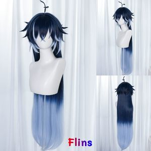 <span class=keywords><strong>Peluca</strong></span> de Cosplay Flins de Alta Calidad, 85 cm de Largo, Gruesa, Esponjosa, de Color Mixto, Resistente al Calor, Cabello Sintético, <span class=keywords><strong>Peluca</strong></span> de Anime para Halloween, Venta al por Mayor - Product Image 4