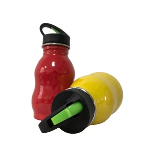 2023 prodotto di vendita caldo bottiglia d'acqua a forma di zucca a parete singola in acciaio inossidabile personalizzato <span class=keywords><strong>da</strong></span> <span class=keywords><strong>350</strong></span> <span class=keywords><strong>ml</strong></span> con coperchio - Product Image 2
