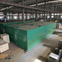 Station d'épuration des eaux usées MBR 1000 m³/jour avec contrôle PLC pour le traitement des eaux usées de blanchisserie industrielle en Arabie Saoudite