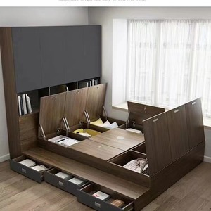 Xinjunye Hydraulic Support Rods For Cabinet <b>Door</b> Gas <b>Spring</b> Lift Up Storage Wardrobe Tatami Mat Box 888 Model Modern Simple - Product Image 4