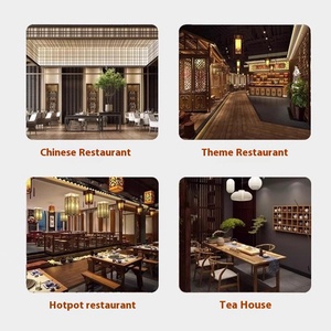 โซฟาต้อนรับทำจากไม้ทันสมัยสำหรับร้านอาหารคาเฟ่ร้านน้ำชานมโรงแรมล็อบบี้ร้านอาหารนิทรรศการห้องโถงสำนักงานขาย - Product Image 3