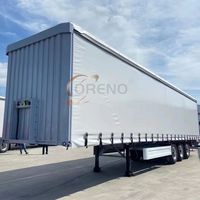 Semi-remorque à rideaux / Semi-remorque Conestoga Tautliner / Semi-remorque à rideaux Euroliner