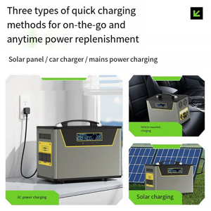 Centrale Électrique Portable Extérieure au Lithium-Ion 220V Haute Capacité, Stockage d'Énergie à Onde Sinusoïdale Pure, Port RV pour Vente Ambulante - Product Image 3