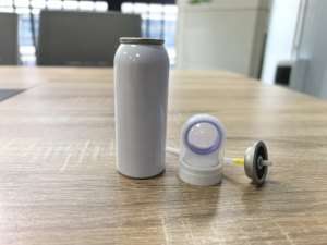 JHYS Lata de <span class=keywords><strong>Aerosol</strong></span> de <span class=keywords><strong>Aluminio</strong></span> Reciclable Personalizada con Boquilla Premium para Líquidos Cosméticos y Desinfectantes - Product Image 1
