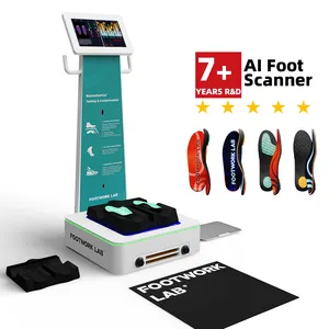 Varredor 3D da pressão do pé para a clínica de podologia ortopédica, máquina personalizada para reabilitação do tornozelo, varredor 3D da palmilha