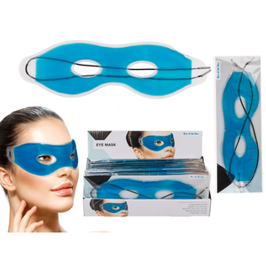 Masque pour les yeux bleu avec gel, env. 24 cm, - Product Image 1
