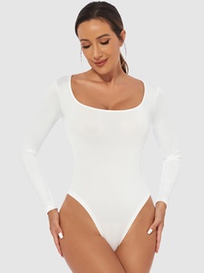 Tuta Intera Estiva da <span class=keywords><strong>Donna</strong></span> Plus-Size Slim-Fit a Maniche Lunghe ad Alta Elasticità Stile Europeo Americano per Commercio Estero - Product Image 1