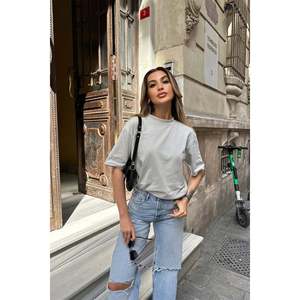 Camiseta de algodón transpirable para mujer con estampado 3D, estilo urbano, ajuste holgado y corto, talla XS - Product Image 4