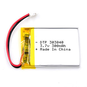 Özelleştirilmiş konnektörü ile <span class=keywords><strong>ultra</strong></span> ince ncm lityum iyon batarya şarj edilebilir 303040 <span class=keywords><strong>lipo</strong></span> 3.7v <span class=keywords><strong>300mah</strong></span> pil - Product Image 3