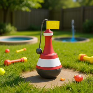 Trixie - Boya de juguete acuática con cuerda de 19 cm para mascotas, para refrigerios - Product Image 3