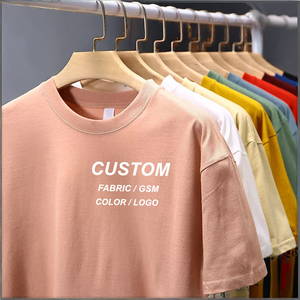 T-shirt personnalisé 100% coton pour homme, col rond, manches courtes, coupe classique, couleur unie, vente en gros - Product Image 2