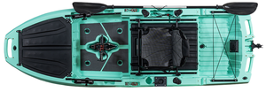 Kayak de pêche individuel de 2,9 m en PEHD rotomoulé, pour rivières et surf, garantie 3 ans, résistant à l'eau, capacité 200 kg - Product Image 5