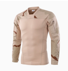 เสื้อยืดลายพรางหลากสี DF EDS Outdoor Sports Cs DFP Stock FG RUIN CP รุ่นใหม่ คอวี ลายกบ - Product Image 3