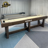 Table de shuffleboard de tournoi robuste de haute qualité 9ft 10ft 12ft 14ft avec surface anti-rayures pour bars et centres de divertissement