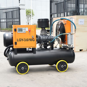 Compresseur d'air portable <span class=keywords><strong>APCOM</strong></span> 7,5 kW 10 HP, compresseurs à vis rotative 7,5 kW 10 HP avec moteur 380 V, compresseurs d'air à faible bruit - Product Image 1