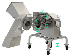 Maquinaria comercial de catering más vendida, cortadora de verduras, máquina multifuncional para cortar verduras en cubitos, cortadora de cubos de verduras - Product Image 4