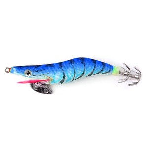 Esca Luminosa in Legno a Forma di Calamaro con Doppio Gancio a Ombrello - Esca Luminosa per <span class=keywords><strong>Seppie</strong></span> per la Pesca Notturna in Mare e a Profondità - Product Image 5
