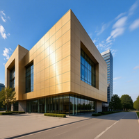 Panneau mural extérieur en aluminium, revêtement de façade sur mesure